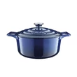 Kép 4/6 -  La Cuisine Blue öntöttvas lábas fedővel 26 cm-es (432017)