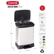 Kép 6/6 - CURVER SZELEKTÍV fémhatású pedálos szemetes 10L+18L (CU-981) 