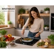 Kép 7/7 - Bratmaxx INOX Serpenyő Méhsejt technológiával 24 cm-es (DS-16469)