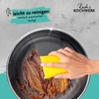Kép 5/7 - Bratmaxx INOX Serpenyő Méhsejt technológiával 24 cm-es (DS-16469)