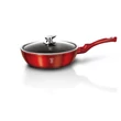 Kép 3/4 - Berlinger Haus Burgundy Metallic Indukciós serpenyő fedővel 24 cm-es (BH-1259) 