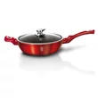 Kép 4/4 - Berlinger Haus Burgundy Metallic Indukciós serpenyő fedővel 28 cm-es (BH-1260) 