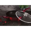 Kép 2/4 - Berlinger Haus Burgundy Metallic Indukciós serpenyő fedővel 28 cm-es (BH-1260) 