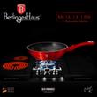 Berlinger Haus Burgundy Wok Fedővel 28 cm-es (BH-1265) 
