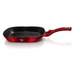 Kép 2/7 - Berlinger Haus Burgundy indukciós grill serpenyő 28 cm-es (BH-1271)