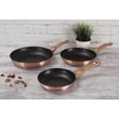 Kép 4/7 - Berlinger Haus Rose Gold Indukciós 3 részes serpenyő szett (BH-1278)