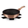 Kép 2/8 - Berlinger Haus Rose Gold Wok 28 cm-es (BH-1512) 