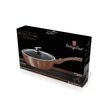 Kép 4/5 - Berlinger Haus Rose Gold Indukciós serpenyő fedővel 24 cm-es (BH-1517) 