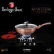Kép 3/5 - Berlinger Haus Rose Gold Indukciós serpenyő fedővel 24 cm-es (BH-1517) 