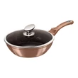 Kép 2/5 - Berlinger Haus Rose Gold Indukciós serpenyő fedővel 24 cm-es (BH-1517) 