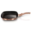 Kép 2/5 - Berlinger Haus Rose Gold indukciós grill serpenyő 28 cm-es (BH-1521)