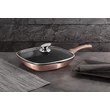 Kép 3/6 - Berlinger Haus Rose Gold indukciós grill serpenyő fedővel 28 cm-es (BH-1610)