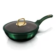 Kép 3/5 - Berlinger Haus Smaragdzöld Indukciós serpenyő fedővel 24 cm-es (BH-6049) 