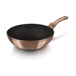 Kép 1/5 - Berlinger Haus Rose Gold Wok 30 cm-es (BH-6171) 