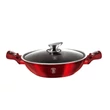 Kép 2/4 - Berlinger Haus Burgundy Wok fedővel 30 cm-es (BH-7110) 