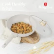Kép 4/7 - Berlinger Haus Sahara TitánPro bevonatú Wok Fedővel 28 cm-es (BH-8064)
