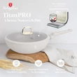 Kép 6/7 - Berlinger Haus Sahara TitánPro bevonatú Wok Fedővel 28 cm-es (BH-8064)