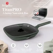 Kép 3/9 - Berlinger Haus Matte Green Indukciós Grill Serpenyő fedővel 28 cm-es (BH-8162)