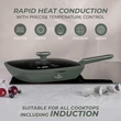 Kép 4/9 - Berlinger Haus Matte Green Indukciós Grill Serpenyő fedővel 28 cm-es (BH-8162)