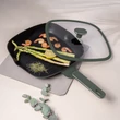 Kép 5/9 - Berlinger Haus Matte Green Indukciós Grill Serpenyő fedővel 28 cm-es (BH-8162)