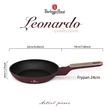 Kép 2/9 - Berlinger Haus Leonardo Nordic TitánPro bevonatú Serpenyő 24 cm-es (BH-8289)