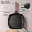 Kép 3/9 - Berlinger Haus Leonardo Nordic Indukciós Grill Serpenyő fedővel 28 cm-es (BH-8298)