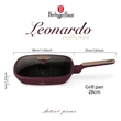 Kép 2/9 - Berlinger Haus Leonardo Nordic Indukciós Grill Serpenyő fedővel 28 cm-es (BH-8298)
