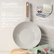 Kép 3/8 - Berlinger Haus Sahara Nordic TitánPro bevonatú Wok 28 cm-es (BH-8315)