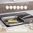 Kép 9/13 - Berlinger Haus Eternal® Collection Grill Serpenyő Fedővel 28 cm-es (BH-8520)