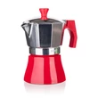 Kép 1/6 - Banquet Campi Red 3 személyes kotyogós kávéfőző (BQ-49025031)