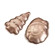 Kép 1/3 - Berlinger Haus Rose Gold Karácsonyi sütőforma 2 db-os (BH-6948)