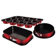 Kép 1/9 - Berlinger Haus Burgundy 3 részes tortaforma szett muffin sütővel (BH-7635)