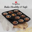Kép 6/8 - Berlinger Haus Leonardo TitánPro bevonatú Muffinsütő - 12 db-os (BH-7945)