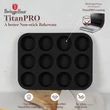 Kép 3/8 - Berlinger Haus Leonardo TitánPro bevonatú Muffinsütő - 12 db-os (BH-7945)