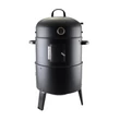 Kép 1/4 - BBQ Smoker, Faszenes Grillező, Füstölő (13991)