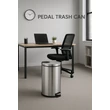 Kép 7/8 - Efor Metal INOX Pedálos Szemetes (EF4)