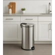 Kép 6/8 - Efor Metal INOX Pedálos Szemetes (EF4)