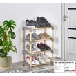 Kép 2/5 - Sev Plastik WoodLine Variálható Fa Tárolópolc – 2, 3 vagy 4 Szintes (SV-003)