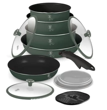 Berlinger Haus Matte Green 13 részes edénykészlet (BH-8423)