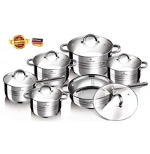 Blaumann Gourmet Line Jumbo 12 részes rozsdamentes acél edénykészlet (BL-1410) 
