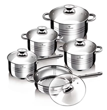 Blaumann Gourmet Line Jumbo 10 db-os INOX edénykészlet (BL-1637)