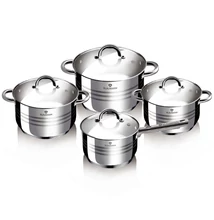 Blaumann Gourmet Line Jumbo 8 db-os INOX edénykészlet (BL-3115)