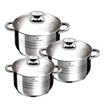 Blaumann Gourmet Line 6 db-os rozsdamentes acél edénykészlet (BL-3174) 