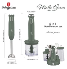 Berlinger Haus Matte Green 6 részes Botmixer szett (LP-BH-264)