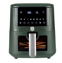 Berlinger Haus Matte Green 5 l-es Forrólevegős Sütő LCD Kijelzővel (BH-9709)