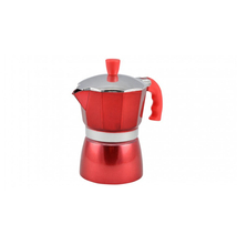Perfect Home 3 személyes piros kotyogós kávéfőző (10059) 