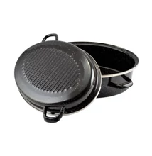 Zománcozott Pulyka-, Kacsasütő  2 az 1-ben (10377)