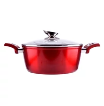  Burgundy Metal indukciós lábas 24 cm-es (PH-10397-24)