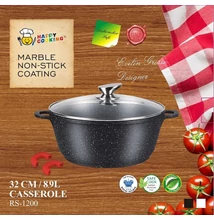 Happy Cooking Márvány Bevonatú Indukciós Lábas 8,9 l (RS-1200)