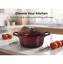  La Cuisine Berry öntöttvas lábas fedővel 26 cm-es (432040)